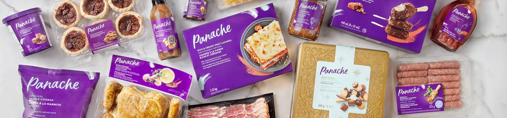 A picture displaying products of Panache brand.